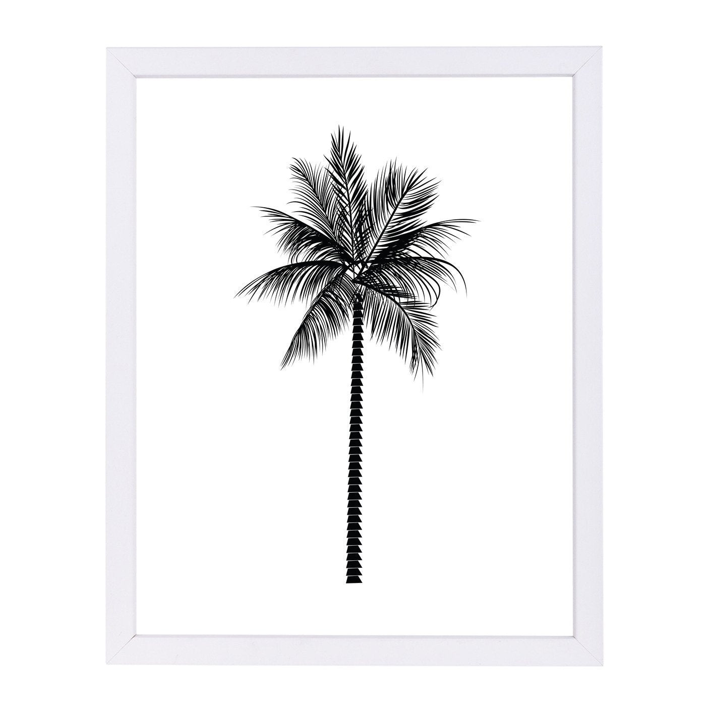 Black Palm by Jetty Printables Framed Print - Americanflat
