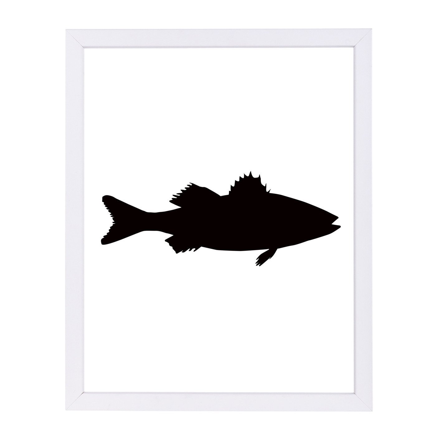 Black Sea Bass by Jetty Printables Framed Print - Americanflat