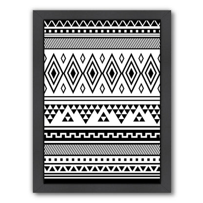 Black Tribal by Jetty Printables Framed Print - Americanflat