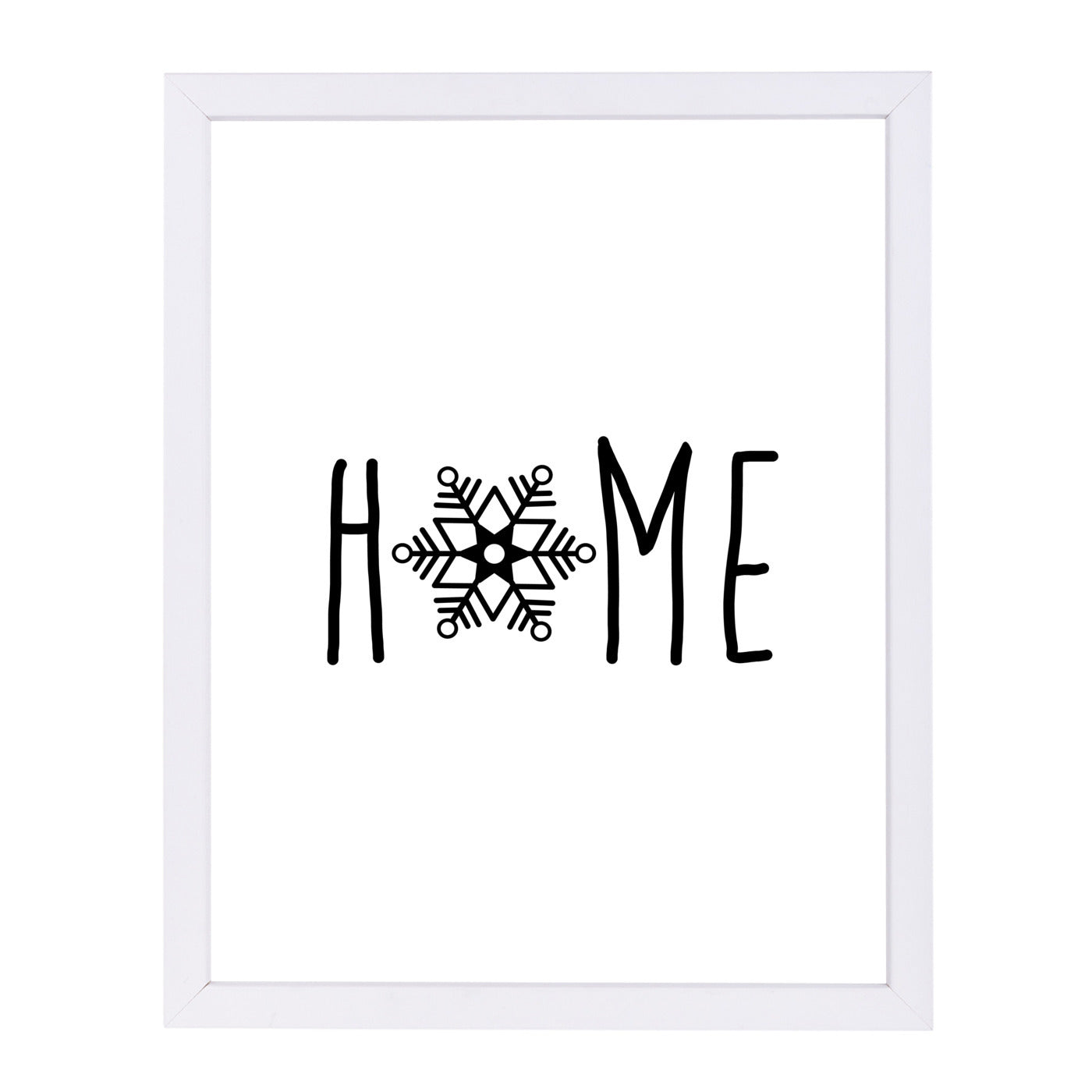 Home Snowflake by Jetty Printables Framed Print - Americanflat