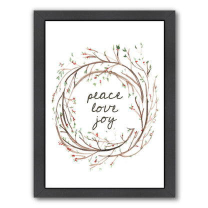 Peace Love Jo by Jetty Printables Framed Print - Americanflat