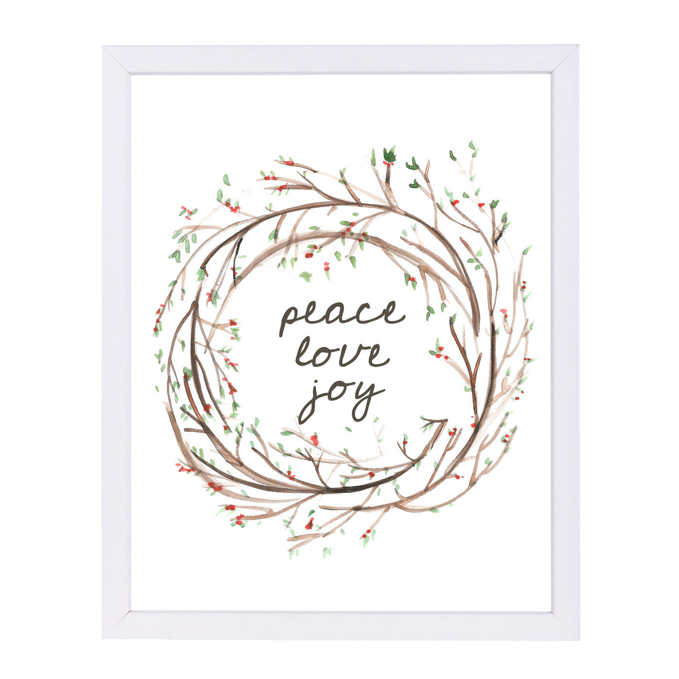 Peace Love Jo by Jetty Printables Framed Print - Americanflat
