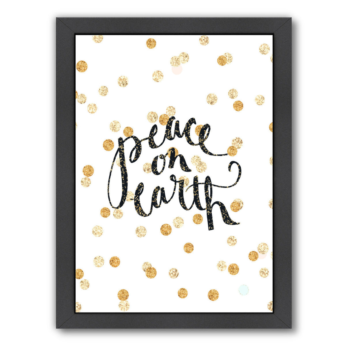 Peace on Earth by Jetty Printables Framed Print - Americanflat