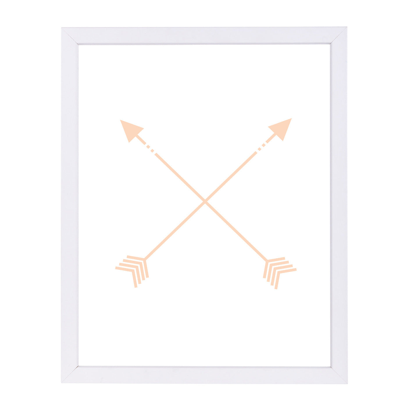 Peach Arrow by Jetty Printables Framed Print - Americanflat
