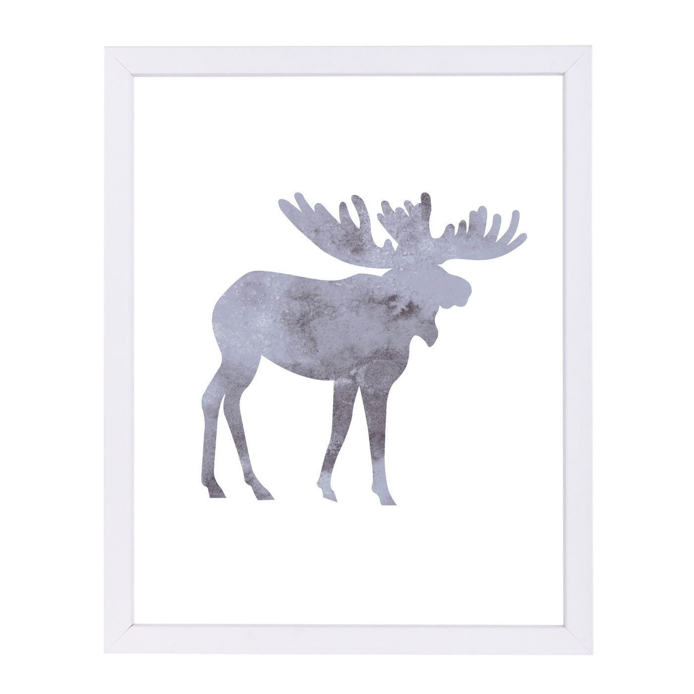 Watercolor Grey Moos by Jetty Printables Framed Print - Americanflat