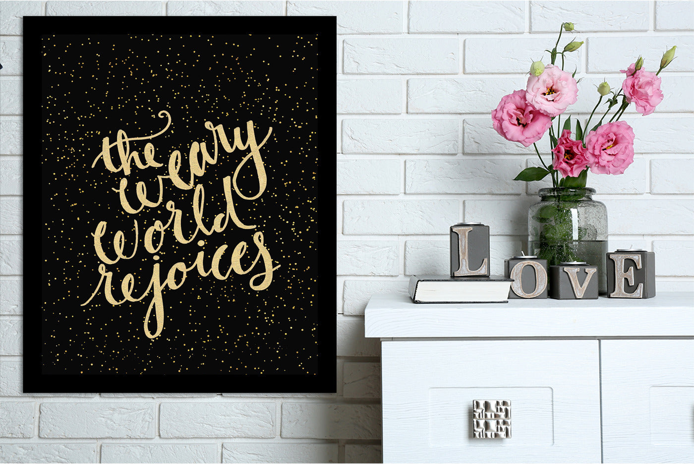 Weary World by Jetty Printables Framed Print - Americanflat
