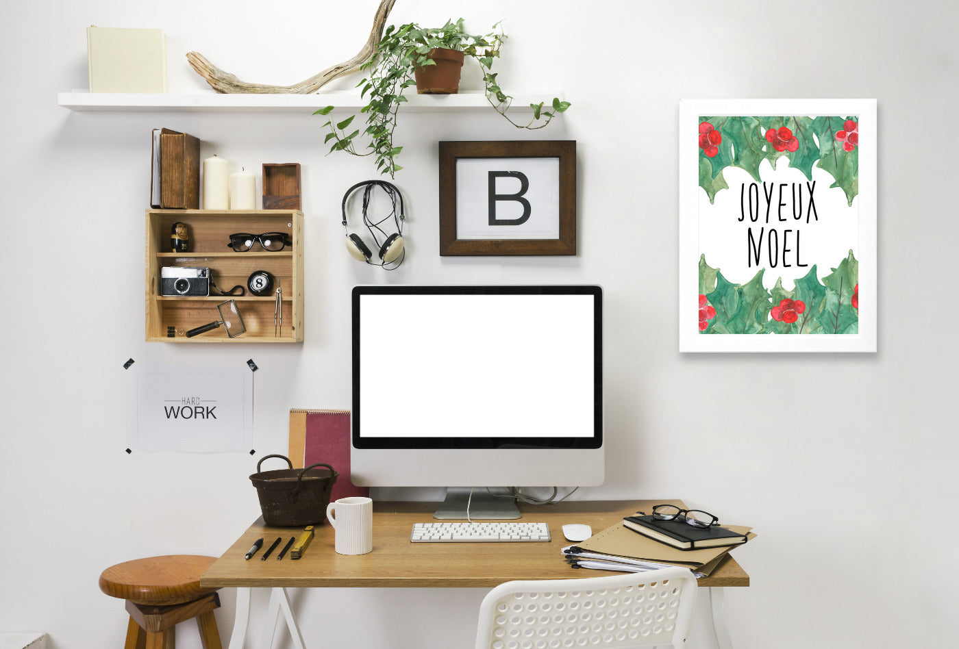 Joyeux Noel by Jetty Printables Framed Print - Americanflat
