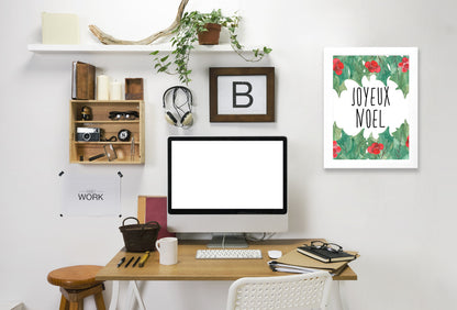 Joyeux Noel by Jetty Printables Framed Print - Americanflat