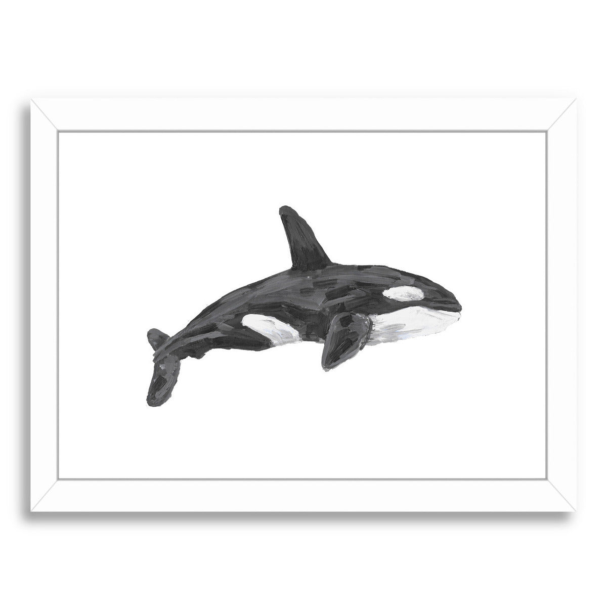Orca Whale Art Print by Jetty Printables Framed Print - Americanflat