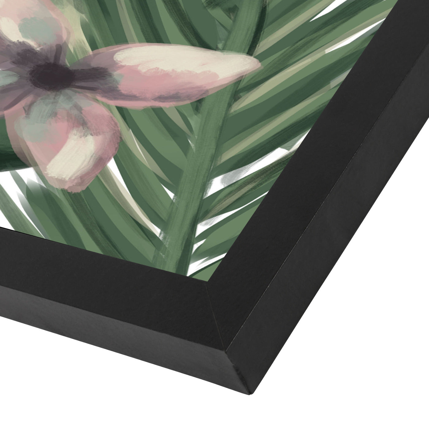 Tropical Botanical Leaves by Jetty Printables Framed Print - Americanflat