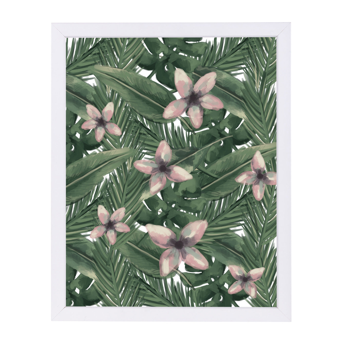 Tropical Botanical Leaves by Jetty Printables Framed Print - Americanflat