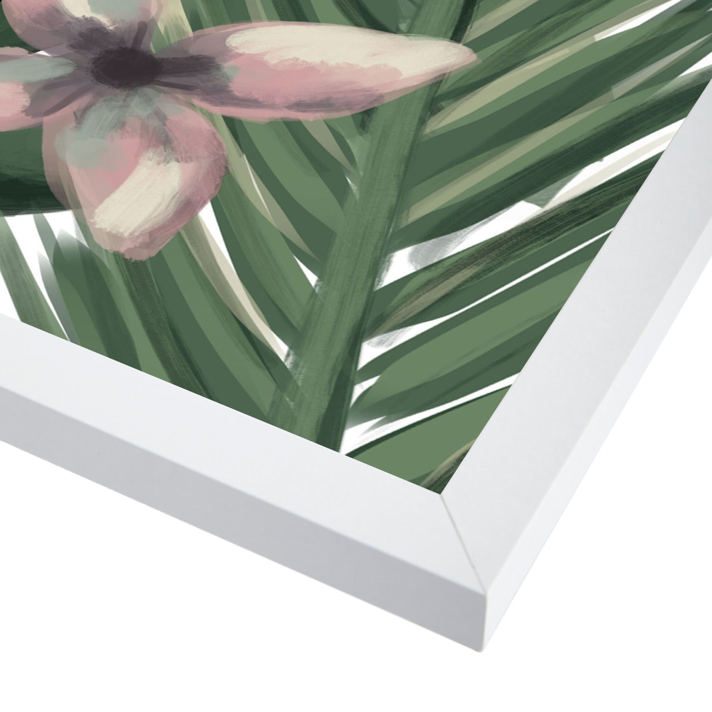 Tropical Botanical Leaves by Jetty Printables Framed Print - Americanflat