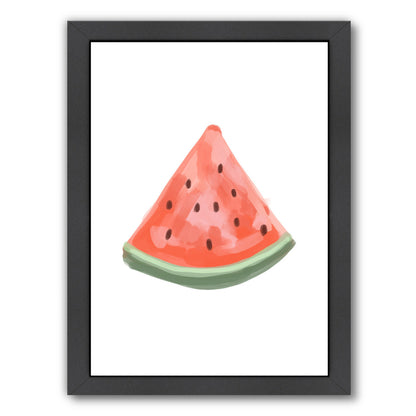 Watermelon Slice by Jetty Printables Framed Print - Americanflat
