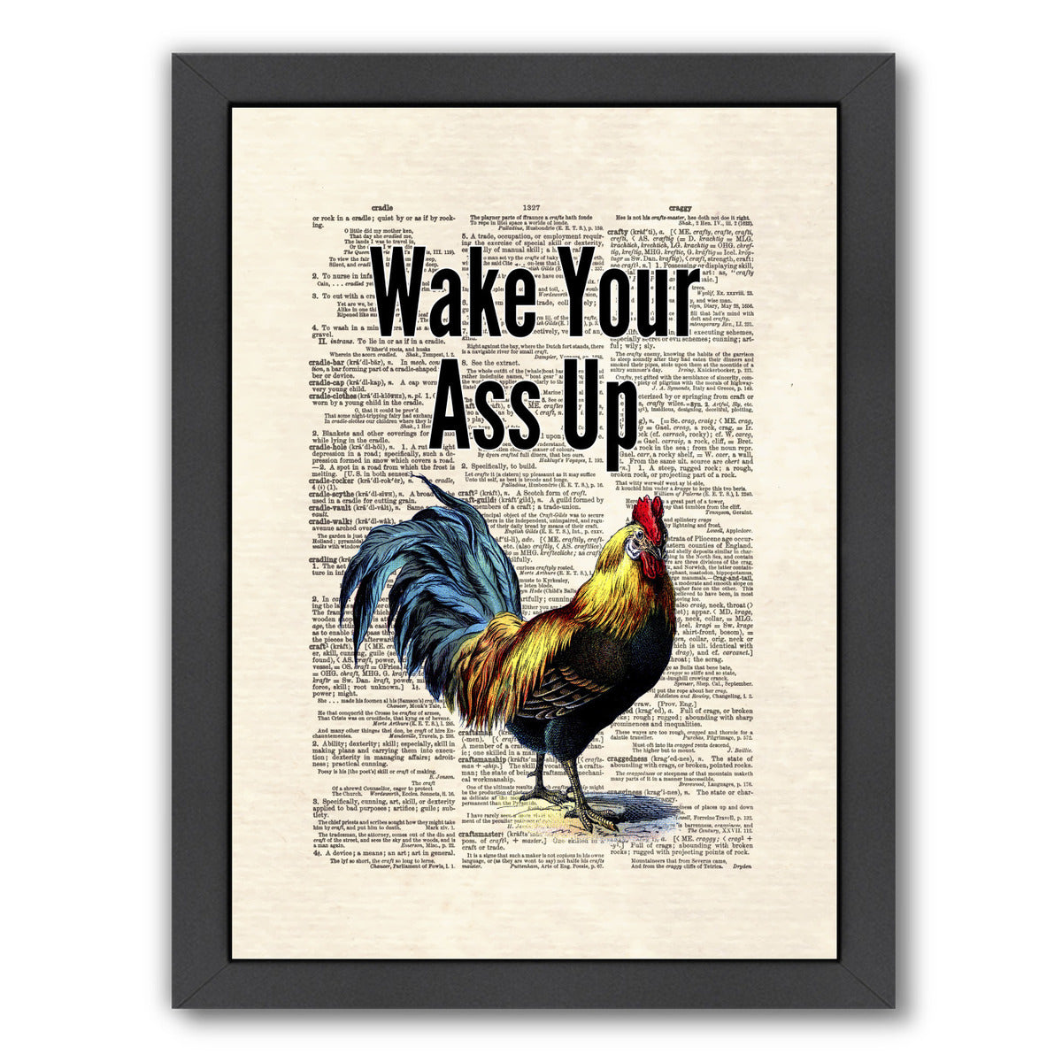 wake up by Matt Dinniman Framed Print - Americanflat