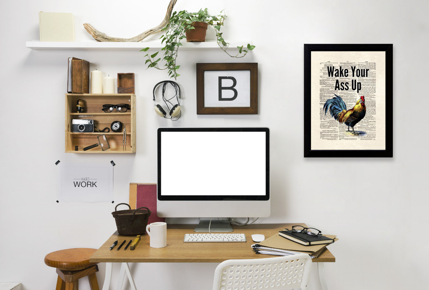 wake up by Matt Dinniman Framed Print - Americanflat