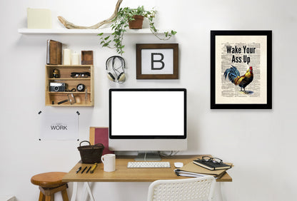 wake up by Matt Dinniman Framed Print - Americanflat