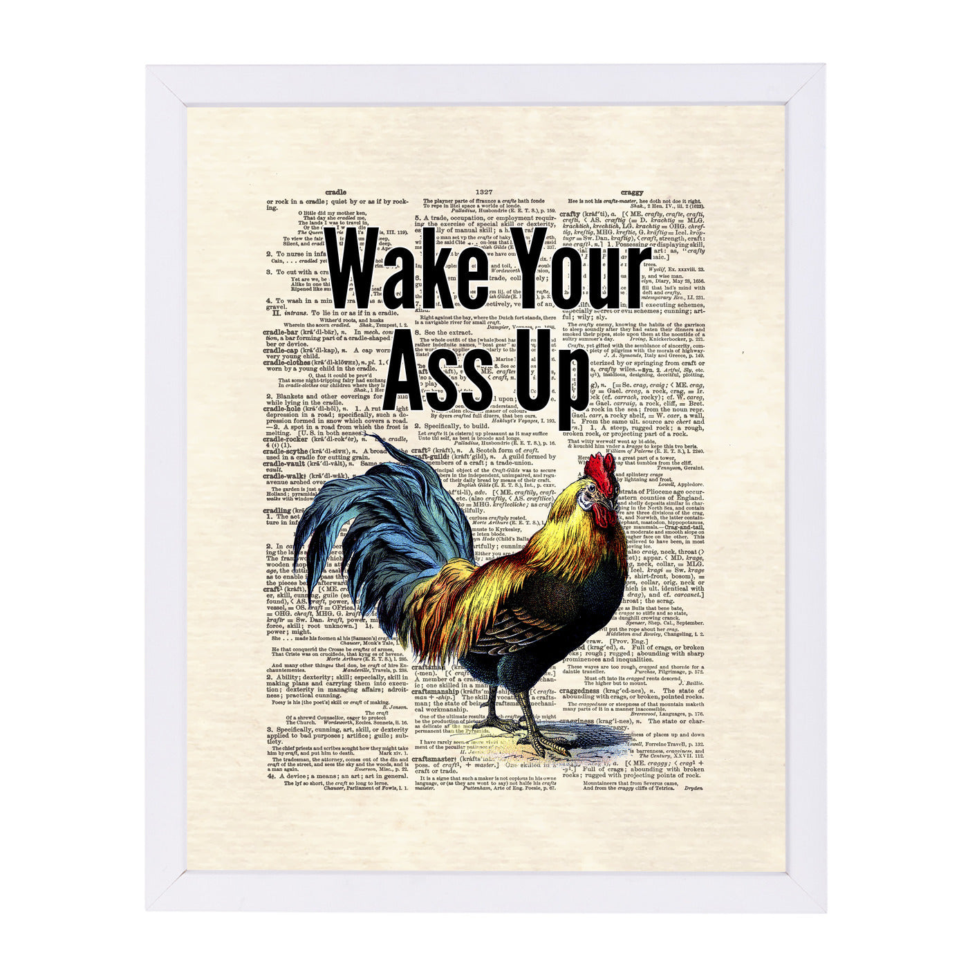 wake up by Matt Dinniman Framed Print - Americanflat