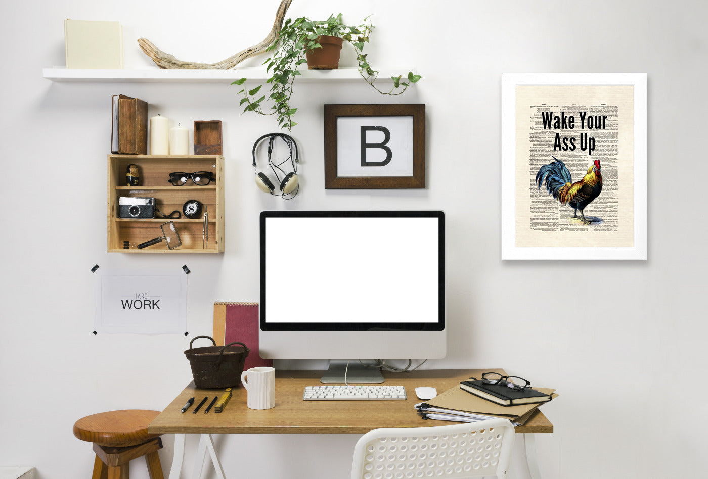 wake up by Matt Dinniman Framed Print - Americanflat