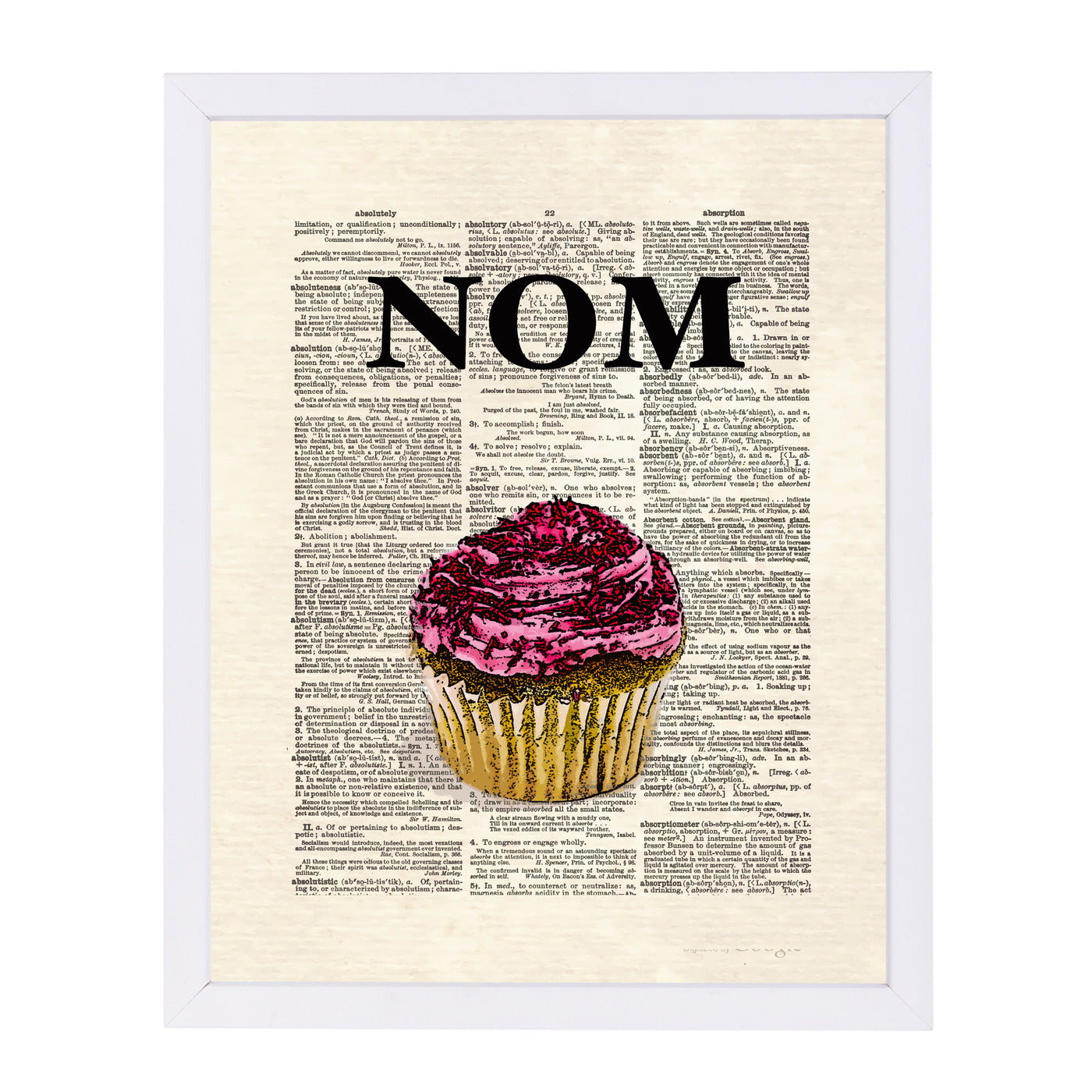 NomCupcake by Matt Dinniman Framed Print - Americanflat