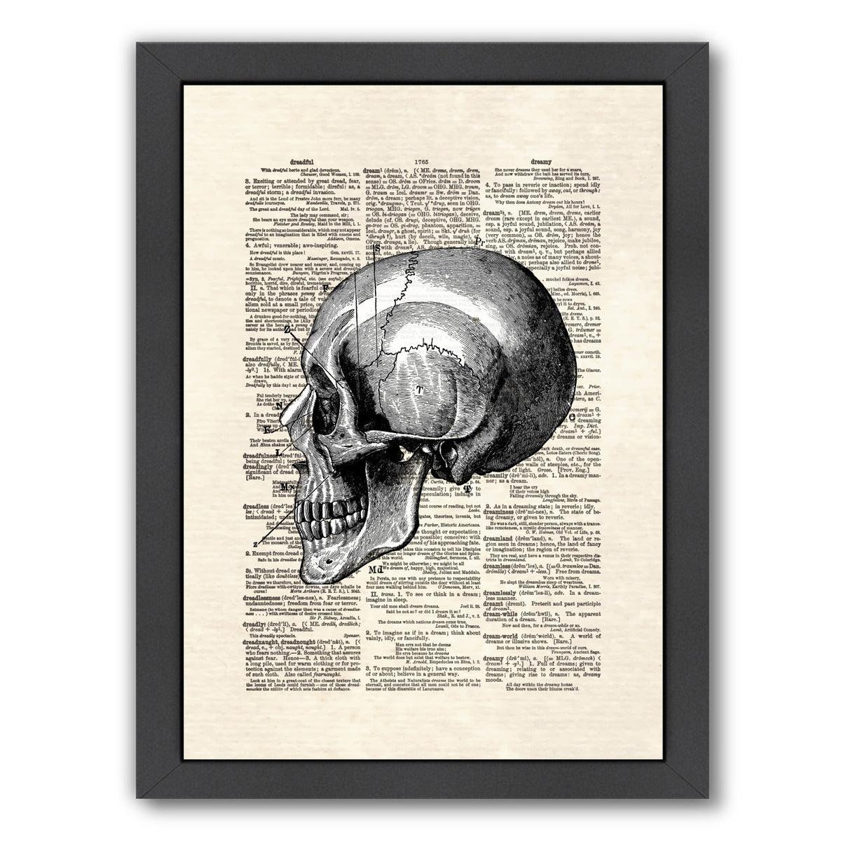Skull by Matt Dinniman Framed Print - Americanflat