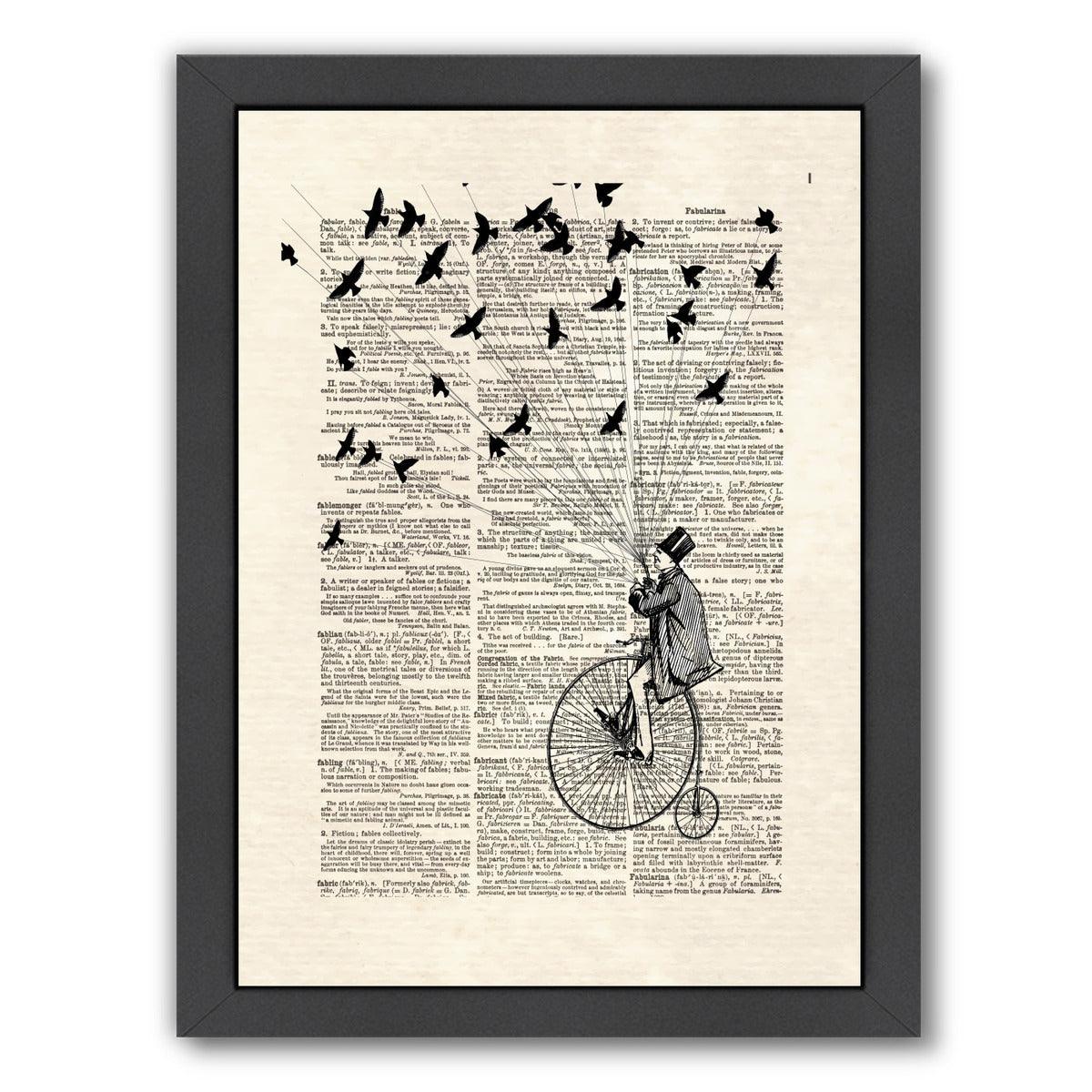 Sparrow Thief by Matt Dinniman Framed Print - Americanflat
