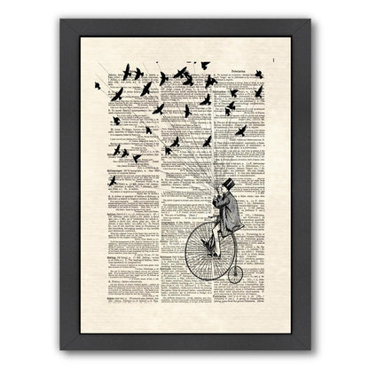 Sparrow Thief by Matt Dinniman Framed Print - Americanflat