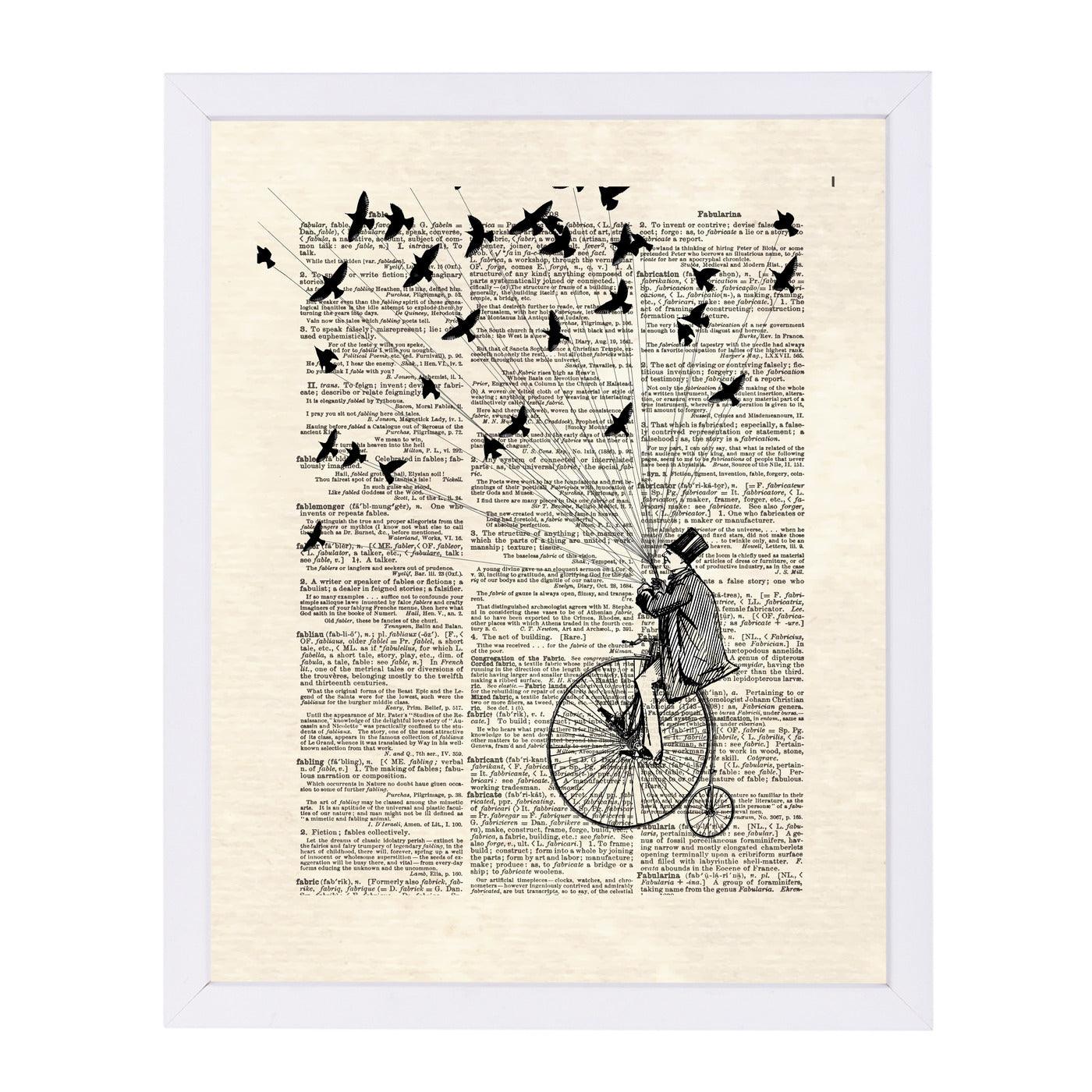 Sparrow Thief by Matt Dinniman Framed Print - Americanflat