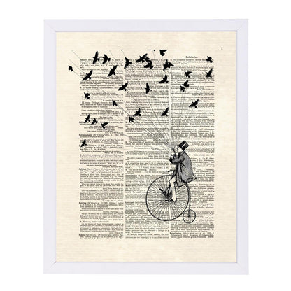 Sparrow Thief by Matt Dinniman Framed Print - Americanflat