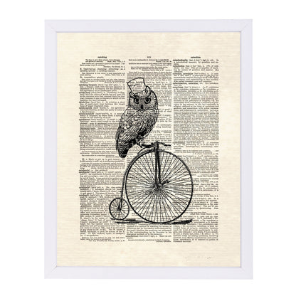 Top Hat Owl by Matt Dinniman Framed Print - Americanflat