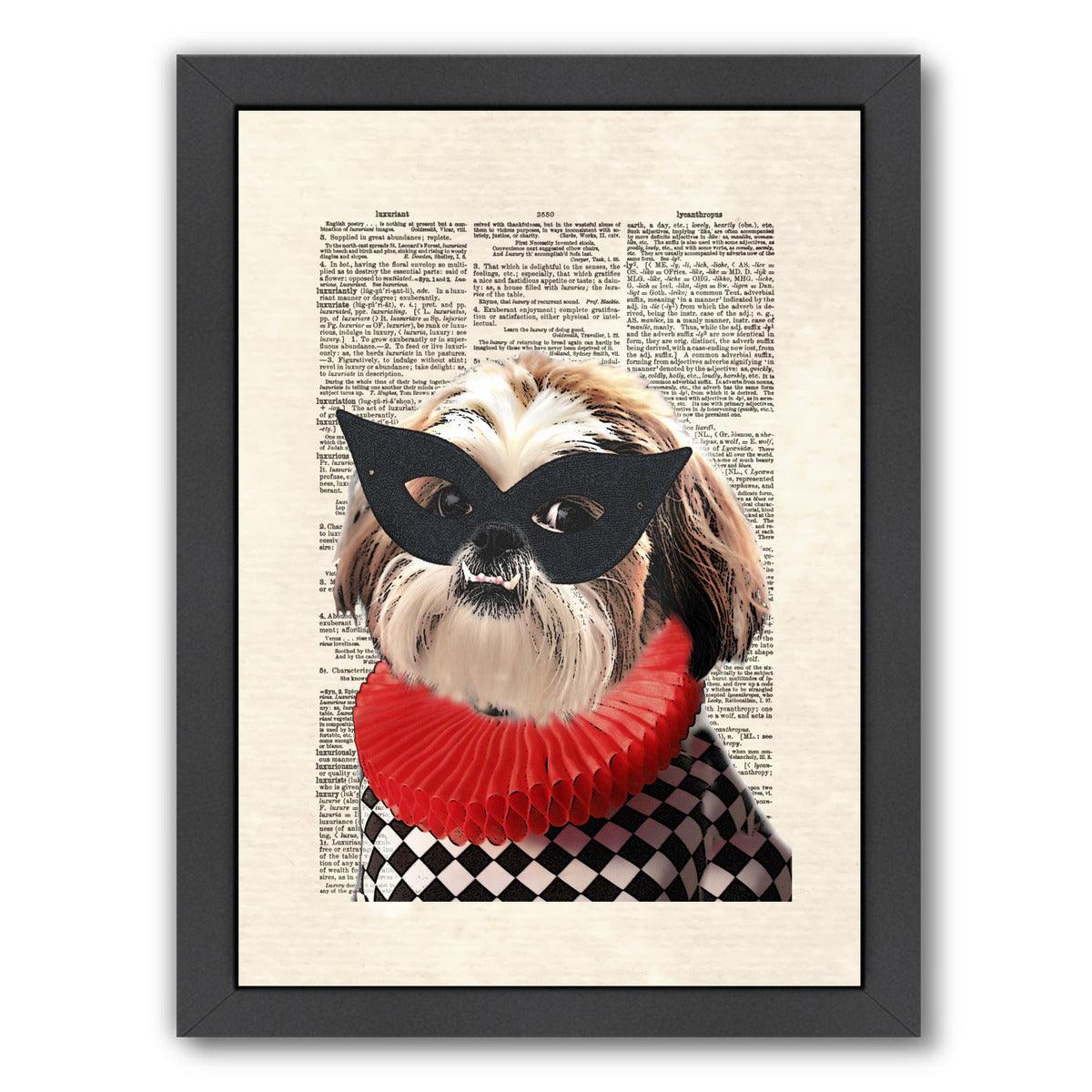 shihtzu by Matt Dinniman Framed Print - Americanflat