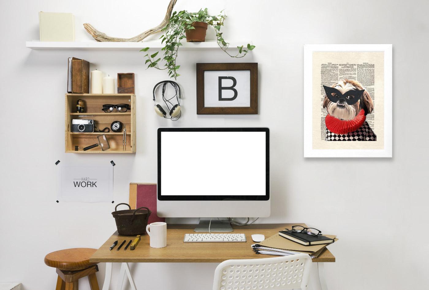 shihtzu by Matt Dinniman Framed Print - Americanflat