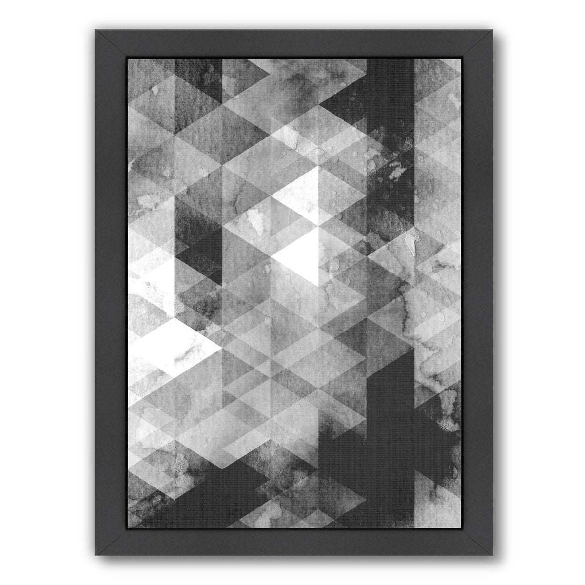 Geometric Grey by LILA + LOLA Framed Print - Americanflat