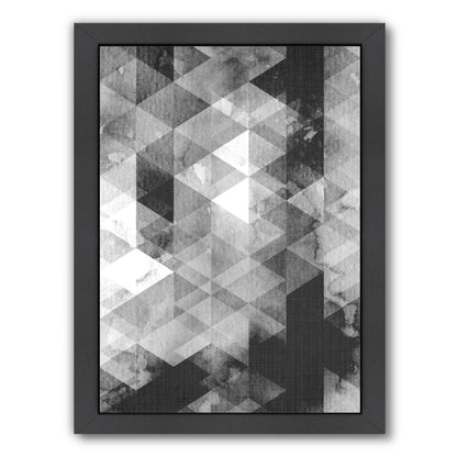 Geometric Grey by LILA + LOLA Framed Print - Americanflat