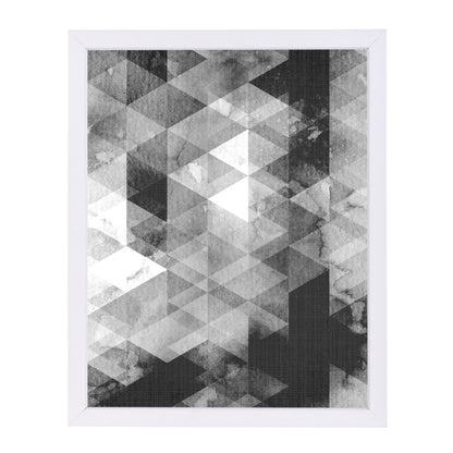 Geometric Grey by LILA + LOLA Framed Print - Americanflat