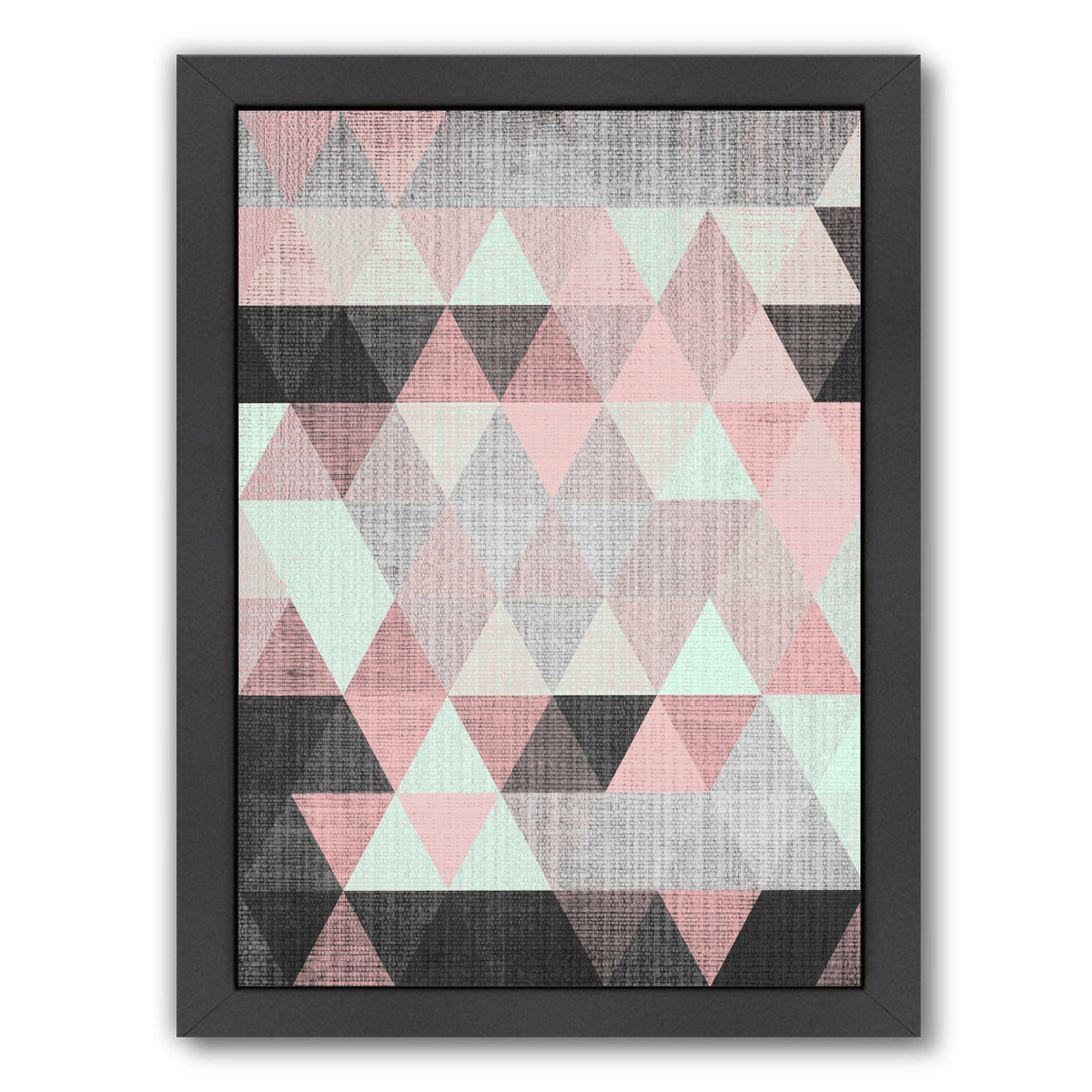 Geometric Small by LILA + LOLA Black Framed Print - Americanflat