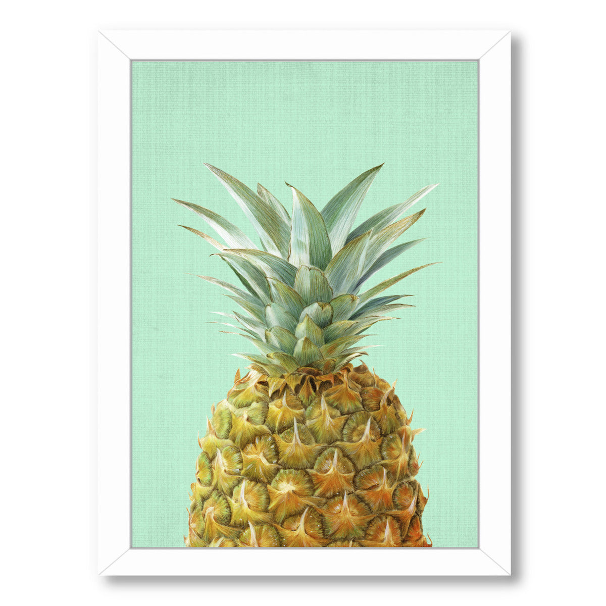 Peek A Boo Pineapple by LILA + LOLA Framed Print - Americanflat