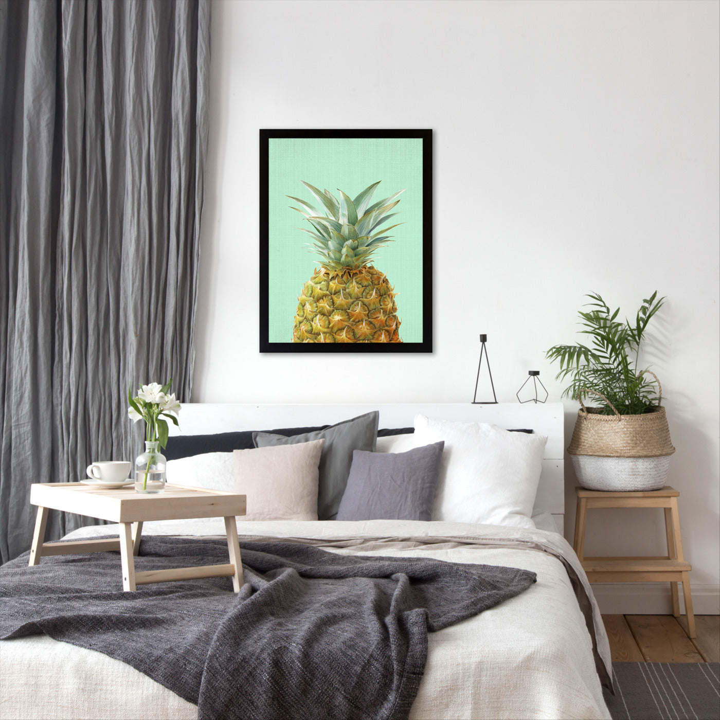 Peek A Boo Pineapple by LILA + LOLA Framed Print - Americanflat