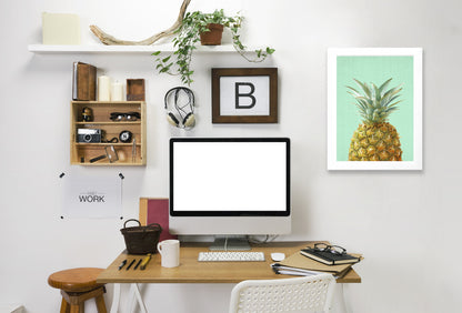 Peek A Boo Pineapple by LILA + LOLA Framed Print - Americanflat
