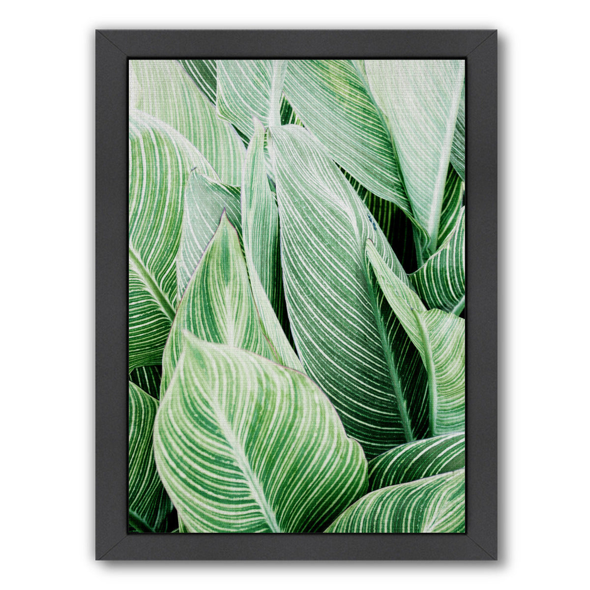 Tropical leaves by LILA + LOLA Black Framed Print - Americanflat