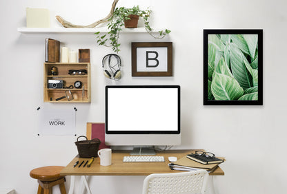 Tropical leaves by LILA + LOLA Black Framed Print - Americanflat