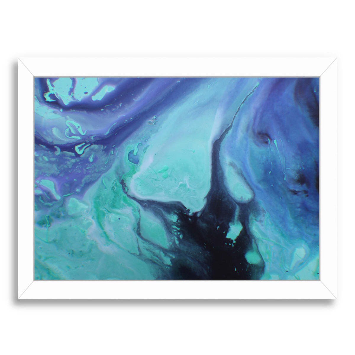 Dark Marble by Deb McNaughton Framed Print - Americanflat