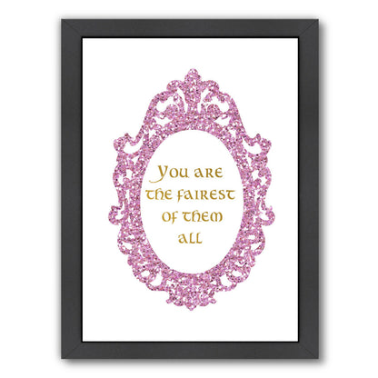 You Are the Fairest of Them All by Peach & Gold Framed Print - Americanflat