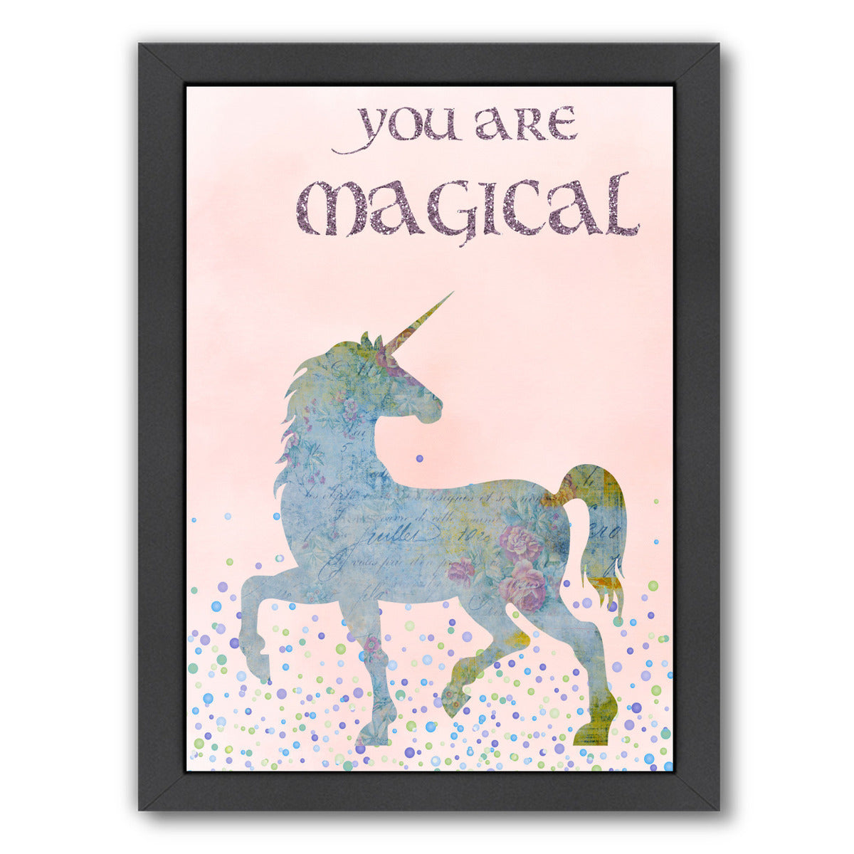 You Are Magical by Peach & Gold Framed Print - Americanflat