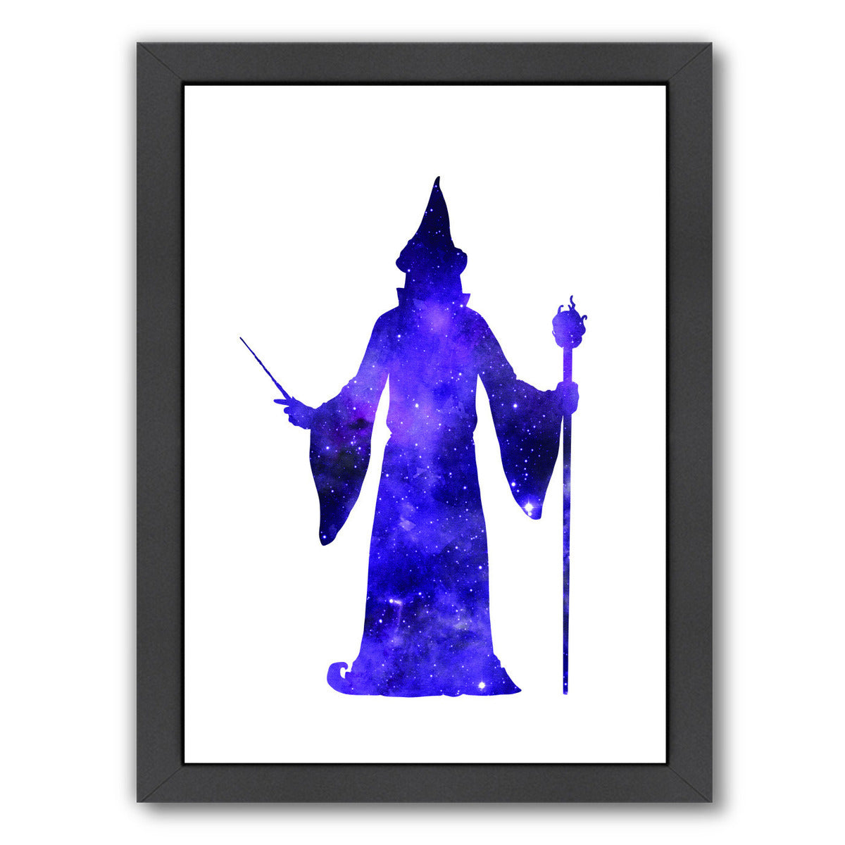 Cosmic Wizard by Peach & Gold Framed Print - Americanflat