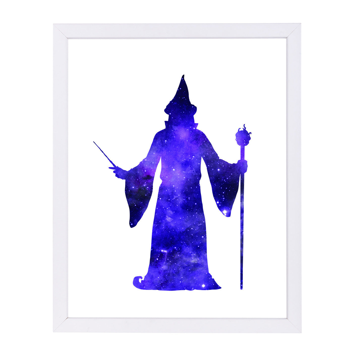 Cosmic Wizard by Peach & Gold Framed Print - Americanflat