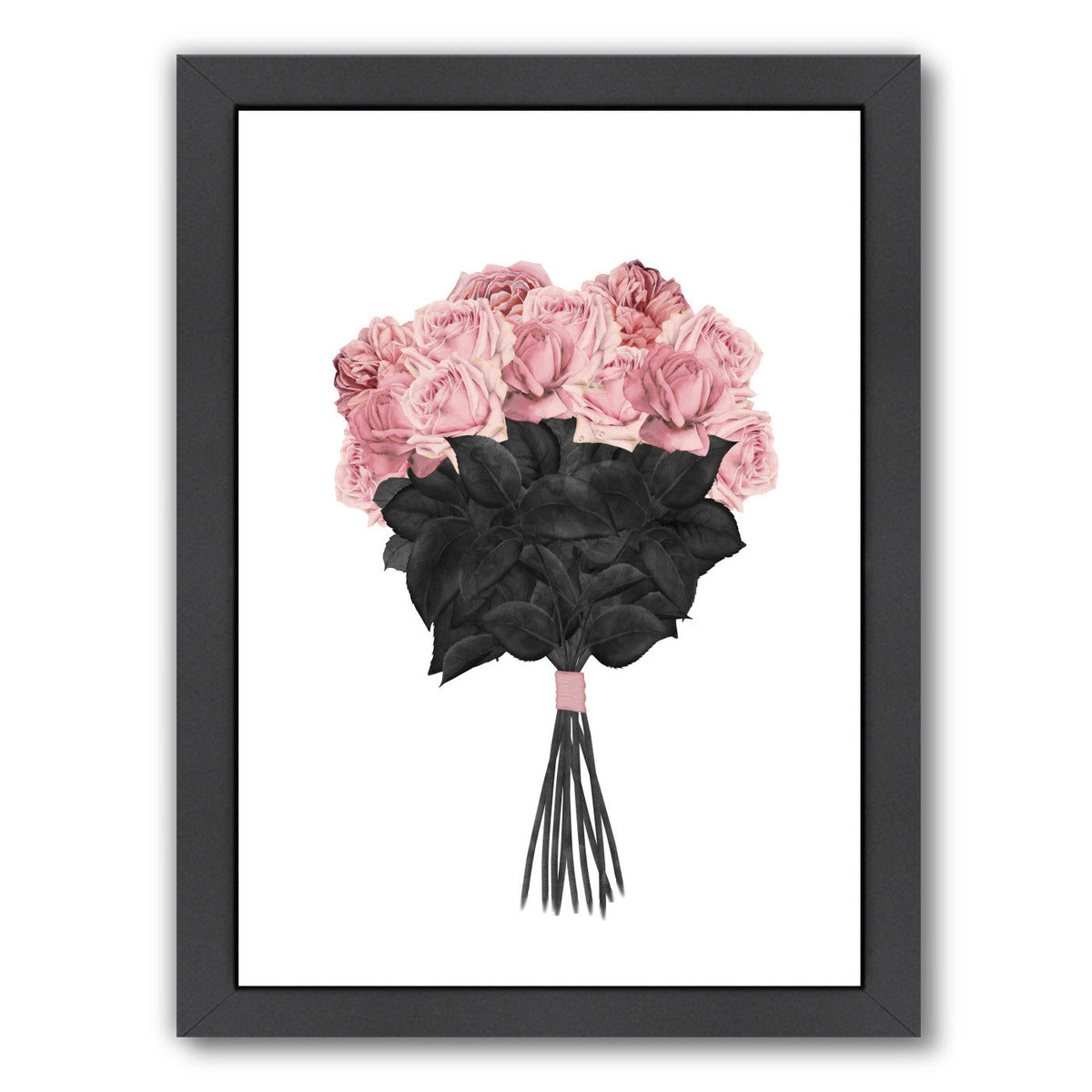 Fading Roses by Peach & Gold Framed Print - Americanflat