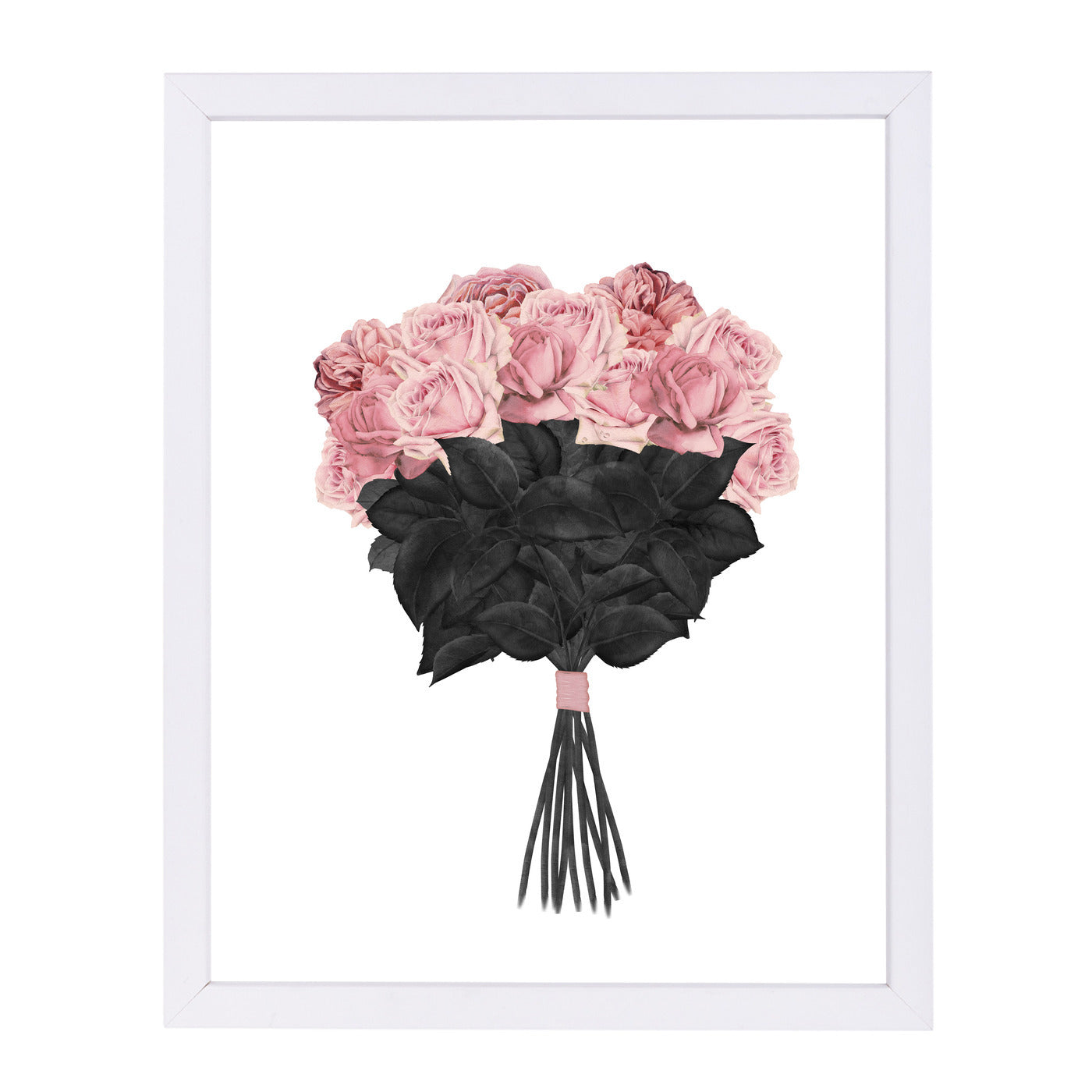 Fading Roses by Peach & Gold Framed Print - Americanflat