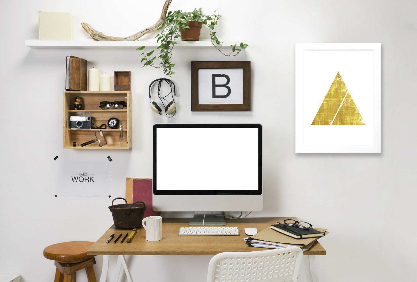 Triangle1 by Ikonolexi Framed Print - Americanflat
