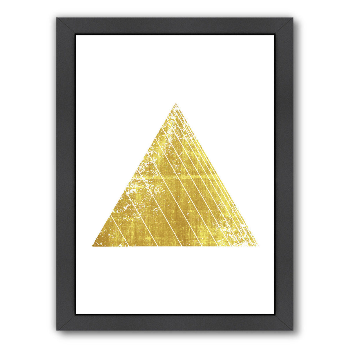 Triangle by Ikonolexi Framed Print - Americanflat