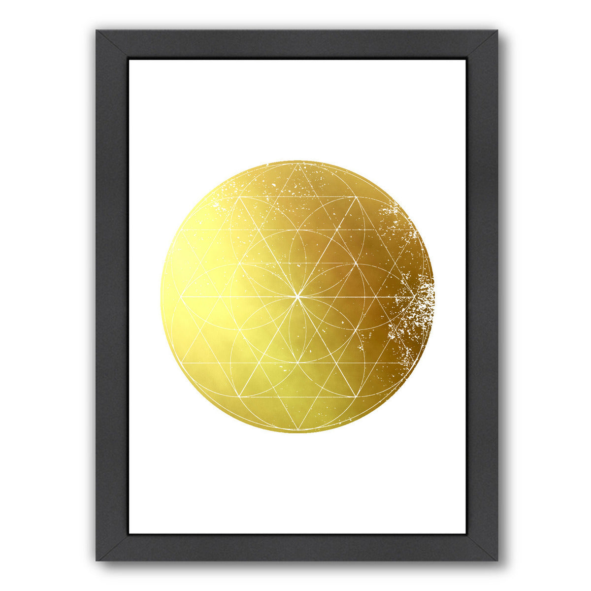 Triangle by Ikonolexi Framed Print - Americanflat